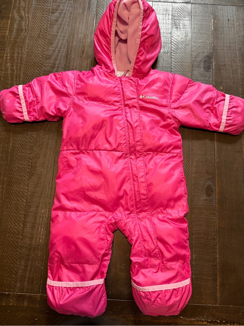 Columbia Snuggly Bunny Bunting Zip-up, Size 6-12 Mos. - Picture 3 of 4